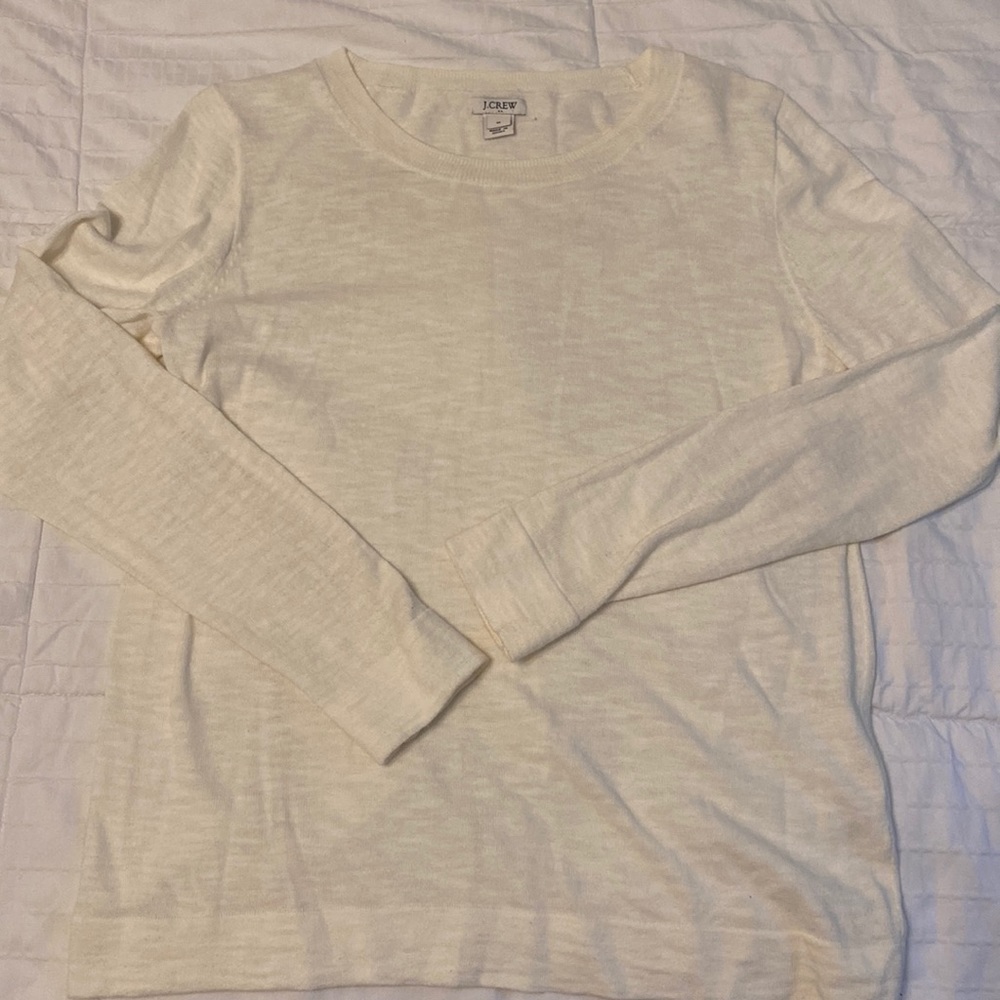 J.Crew Teddie Sweater Cream